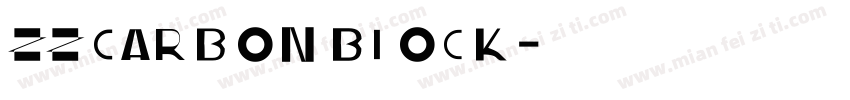 ZZ Carbon Block字体转换